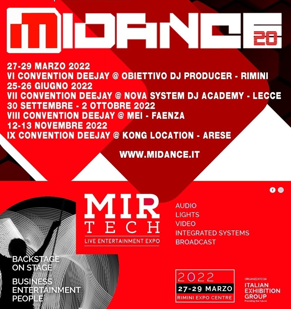 Midance sarà presente al MIR Tech di Rimini